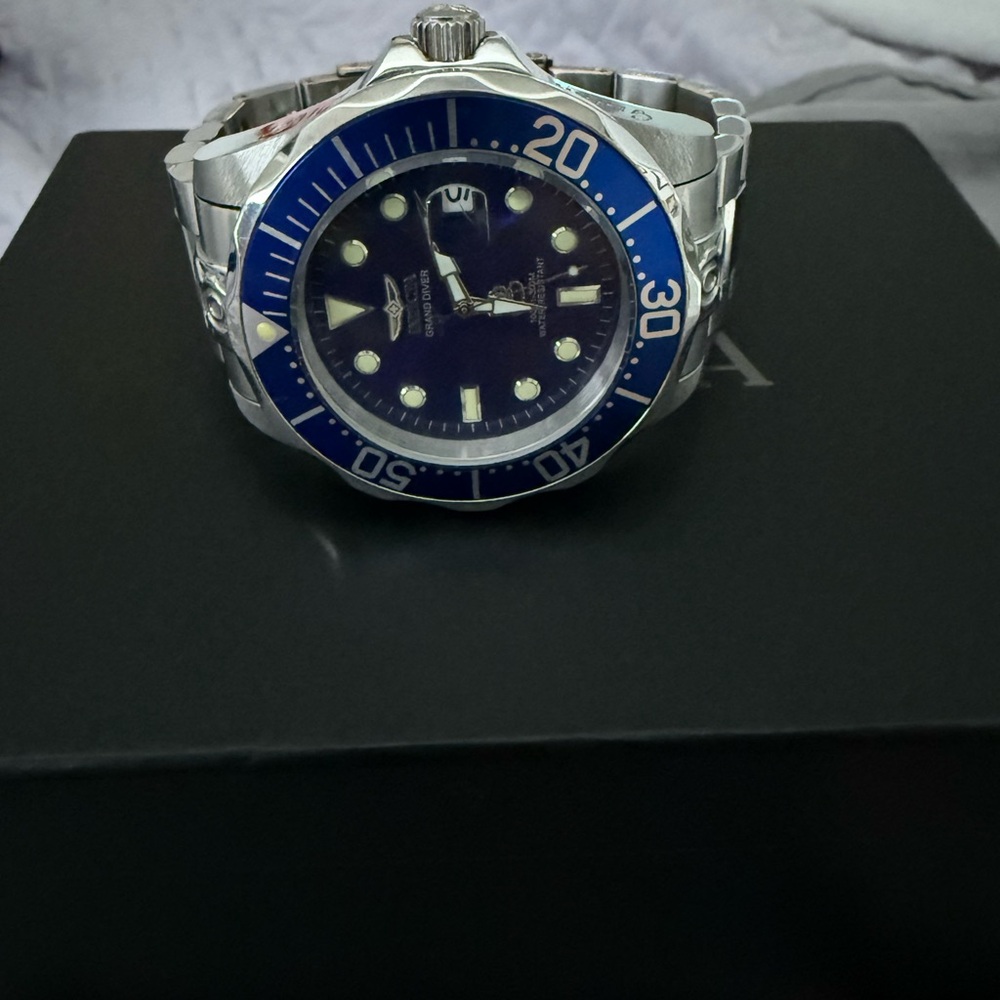 Invicta Blue and Silver Dive Watch